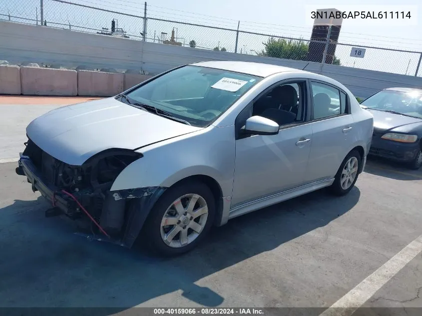 3N1AB6AP5AL611114 2010 Nissan Sentra 2.0Sr