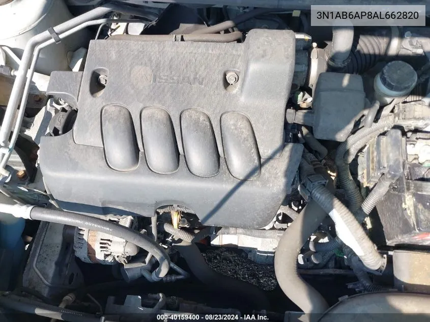 3N1AB6AP8AL662820 2010 Nissan Sentra 2.0S