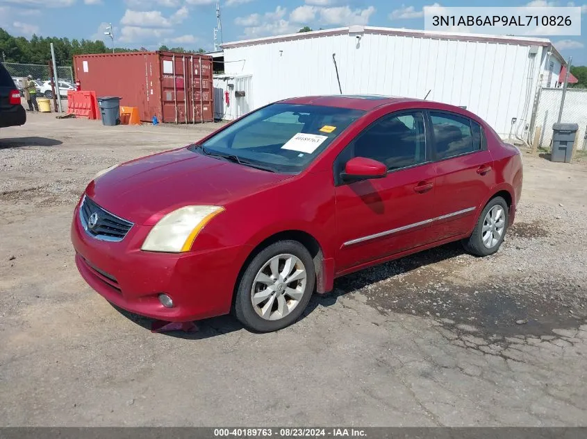 3N1AB6AP9AL710826 2010 Nissan Sentra 2.0Sl