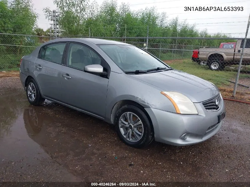 3N1AB6AP3AL653393 2010 Nissan Sentra 2.0