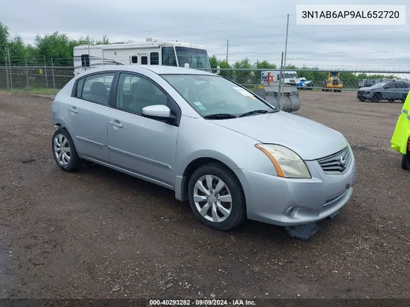 3N1AB6AP9AL652720 2010 Nissan Sentra 2.0S