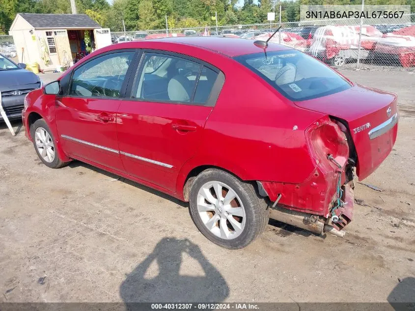 3N1AB6AP3AL675667 2010 Nissan Sentra 2.0Sl