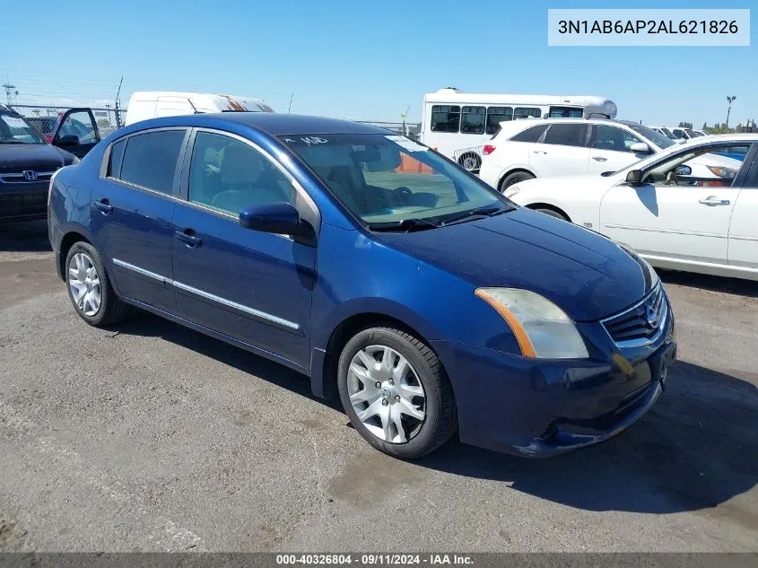 3N1AB6AP2AL621826 2010 Nissan Sentra 2.0S