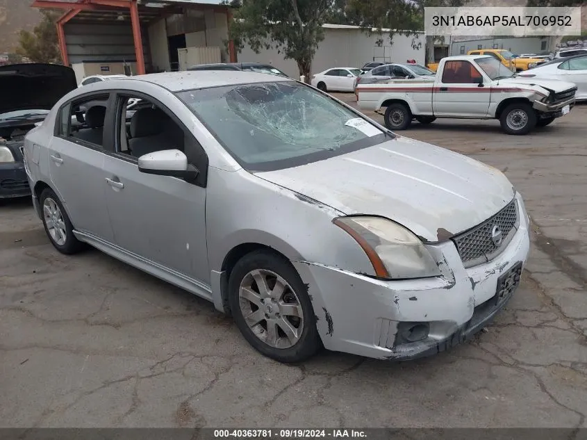 3N1AB6AP5AL706952 2010 Nissan Sentra 2.0Sr