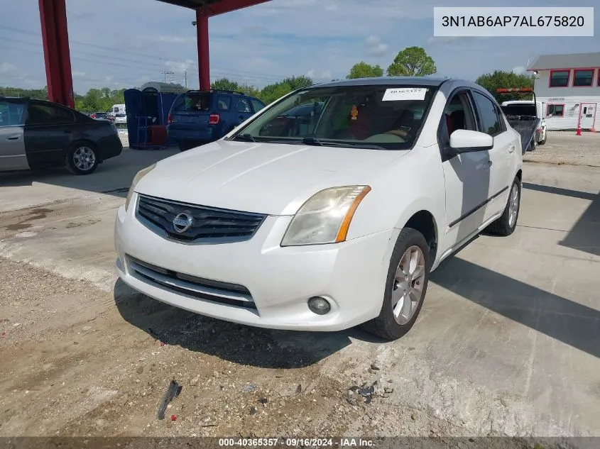 2010 Nissan Sentra 2.0Sl VIN: 3N1AB6AP7AL675820 Lot: 40365357