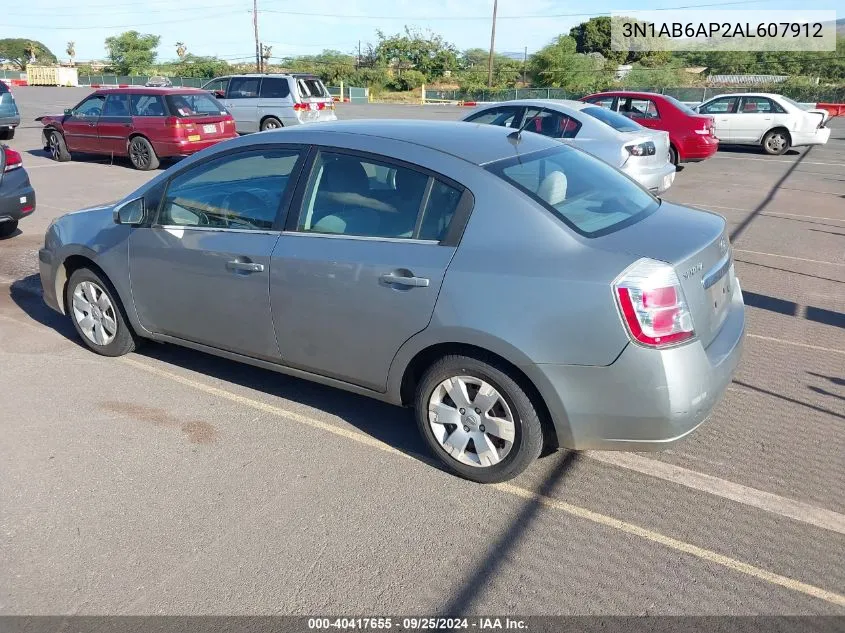 2010 Nissan Sentra 2.0 VIN: 3N1AB6AP2AL607912 Lot: 40417655