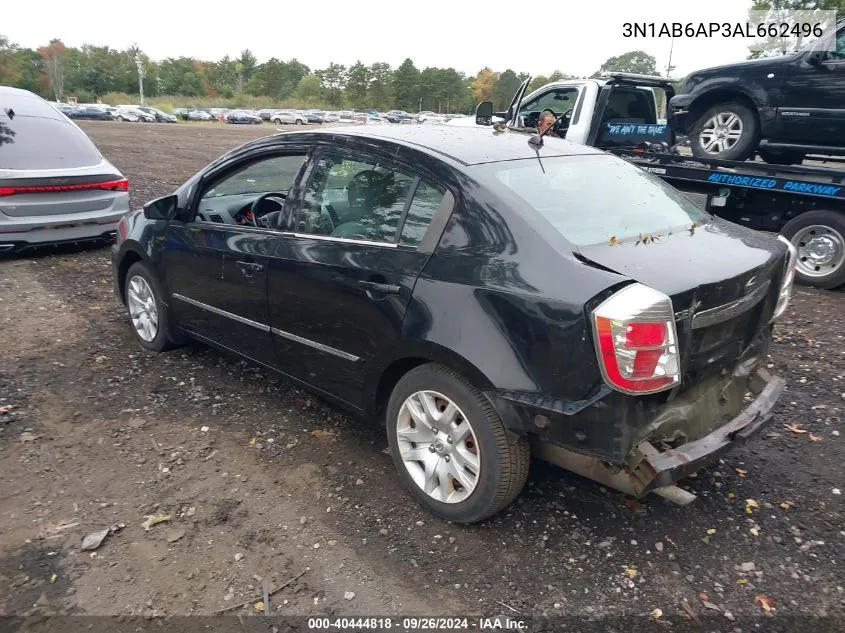 3N1AB6AP3AL662496 2010 Nissan Sentra 2.0S