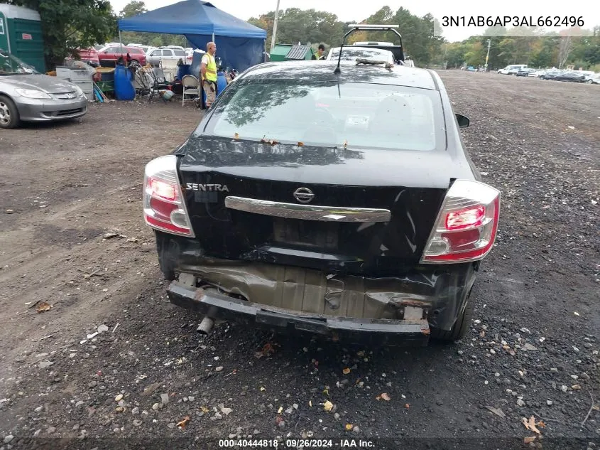 3N1AB6AP3AL662496 2010 Nissan Sentra 2.0S