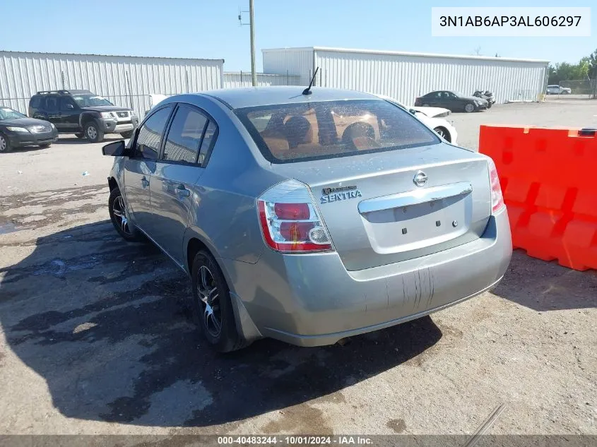 2010 Nissan Sentra 2.0 VIN: 3N1AB6AP3AL606297 Lot: 40483244