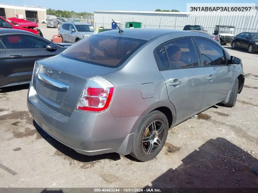 2010 Nissan Sentra 2.0 VIN: 3N1AB6AP3AL606297 Lot: 40483244