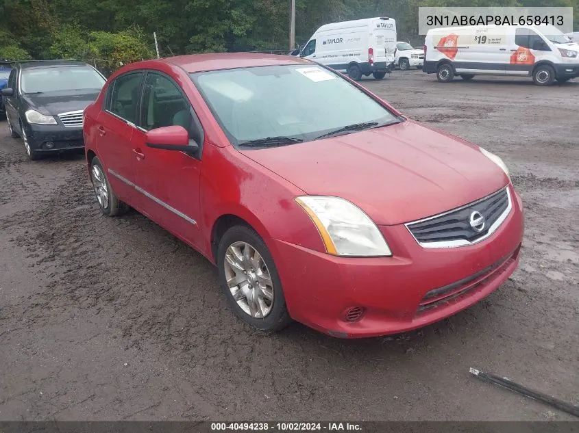 2010 Nissan Sentra 2.0S VIN: 3N1AB6AP8AL658413 Lot: 40494238