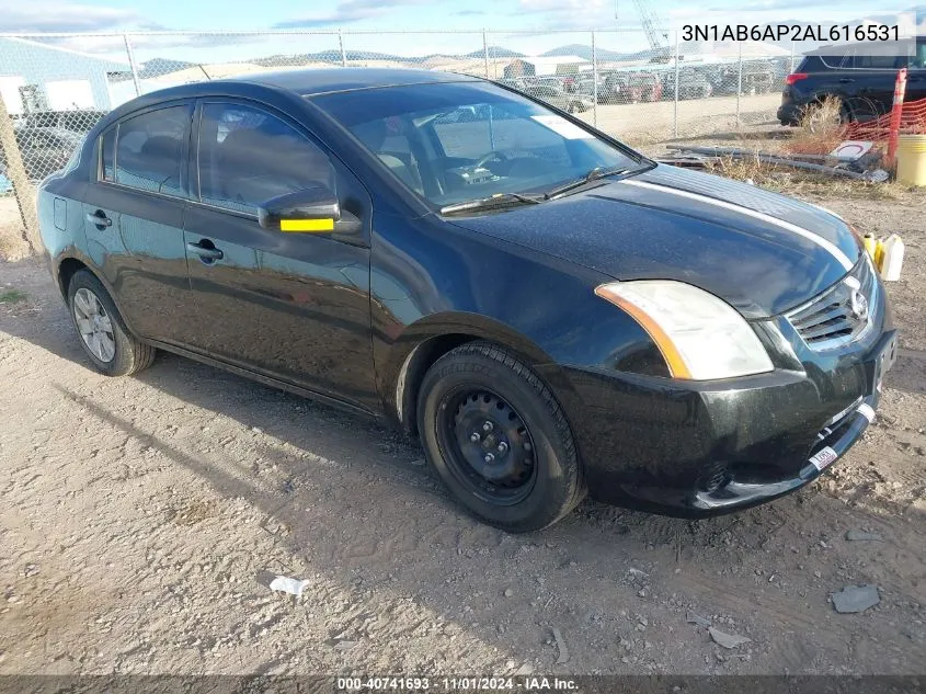 3N1AB6AP2AL616531 2010 Nissan Sentra 2.0