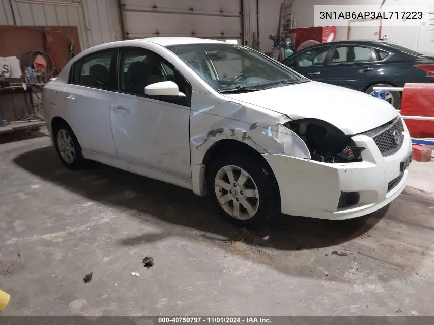 2010 Nissan Sentra 2.0Sr VIN: 3N1AB6AP3AL717223 Lot: 40750797