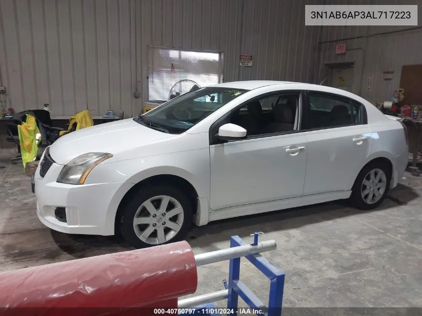 2010 Nissan Sentra 2.0Sr VIN: 3N1AB6AP3AL717223 Lot: 40750797