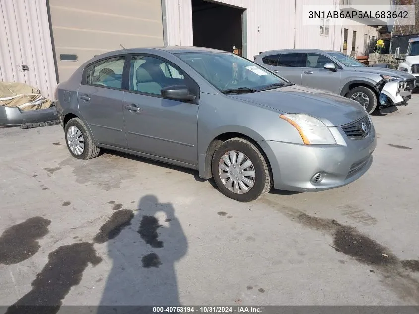 2010 Nissan Sentra 2.0 VIN: 3N1AB6AP5AL683642 Lot: 40753194