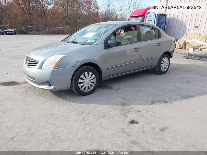 2010 Nissan Sentra 2.0 VIN: 3N1AB6AP5AL683642 Lot: 40753194