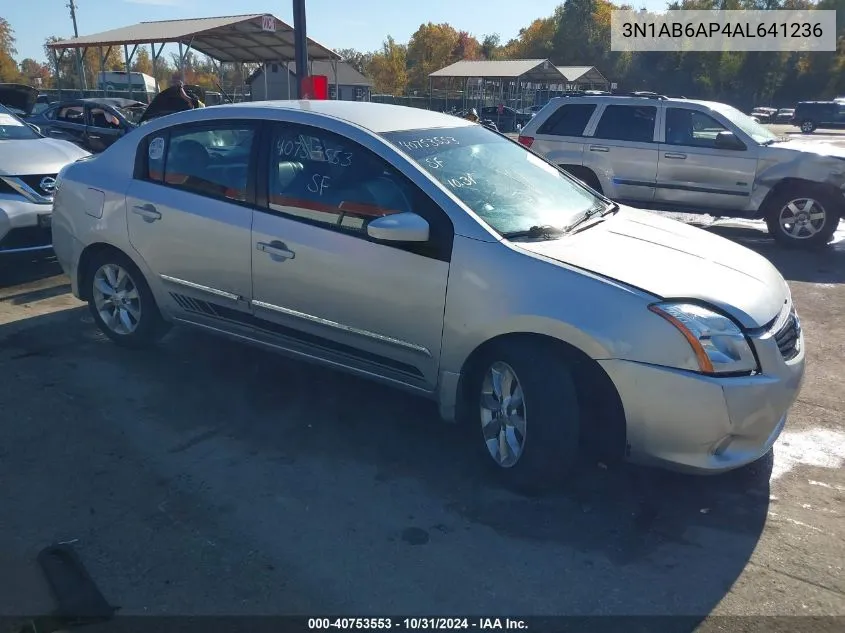 2010 Nissan Sentra 2.0Sl VIN: 3N1AB6AP4AL641236 Lot: 40753553