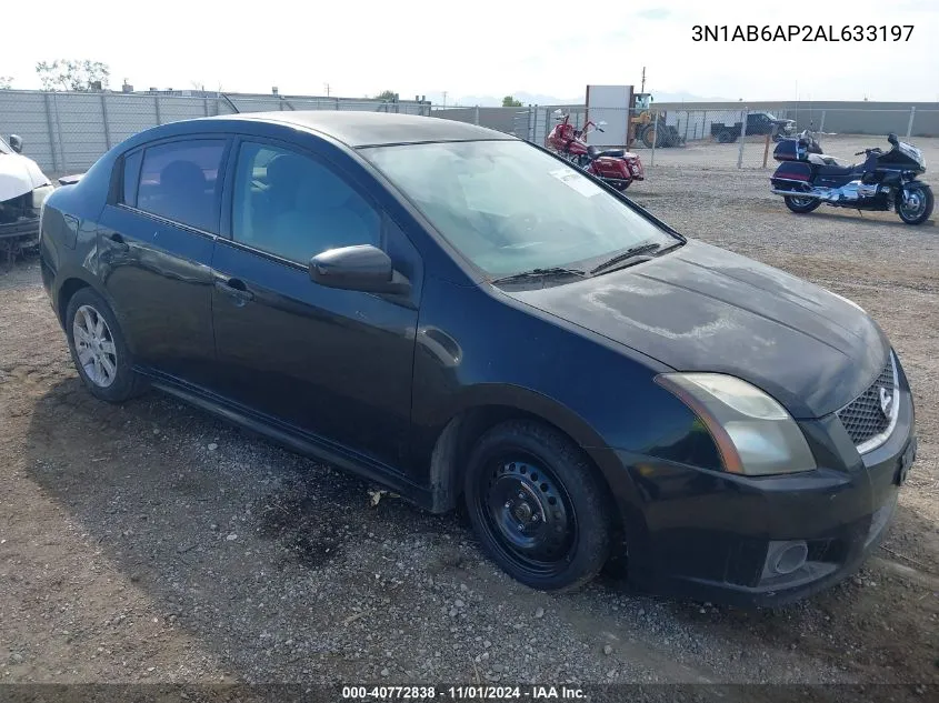 2010 Nissan Sentra 2.0Sr VIN: 3N1AB6AP2AL633197 Lot: 40772838