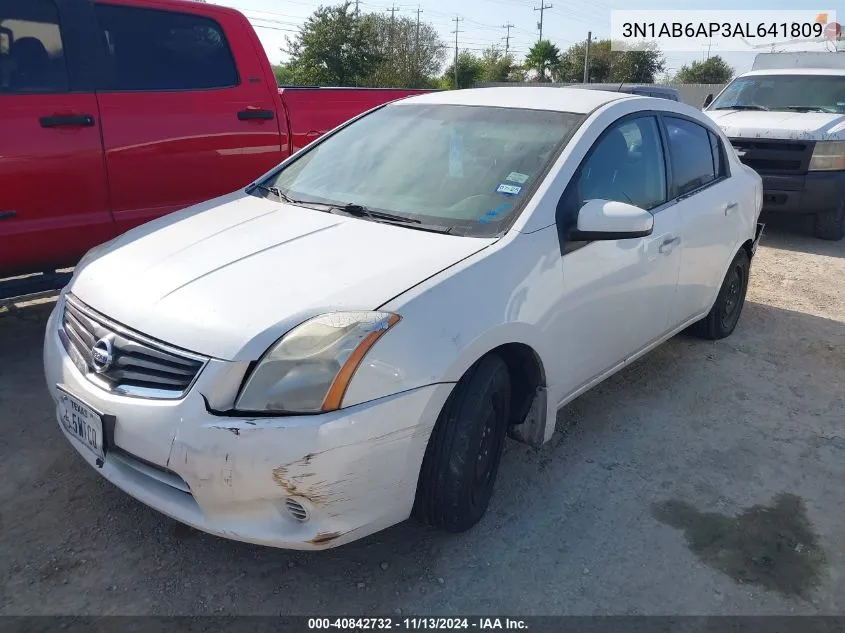 3N1AB6AP3AL641809 2010 Nissan Sentra 2.0