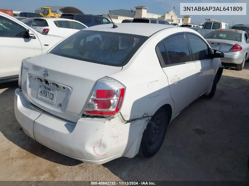 3N1AB6AP3AL641809 2010 Nissan Sentra 2.0