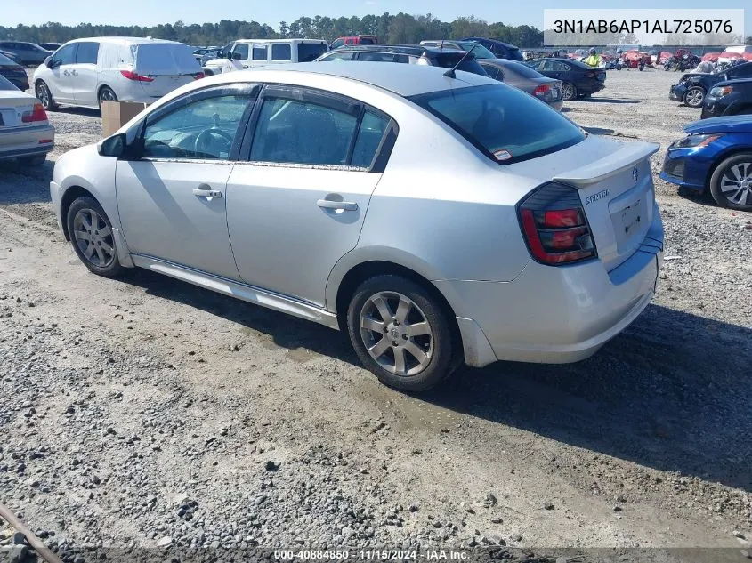 3N1AB6AP1AL725076 2010 Nissan Sentra 2.0Sr