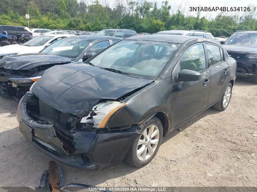 3N1AB6AP4BL634126 2011 Nissan Sentra 2.0/2.0S/Sr/2.0Sl