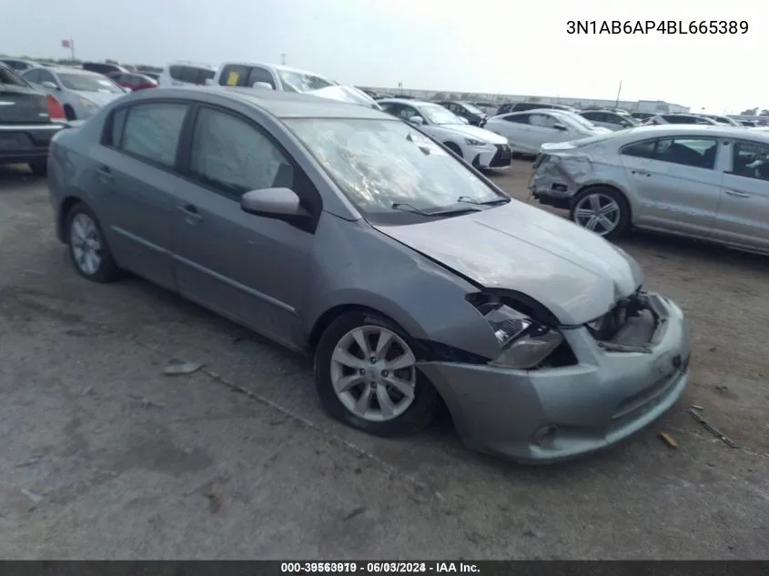 3N1AB6AP4BL665389 2011 Nissan Sentra 2.0Sl