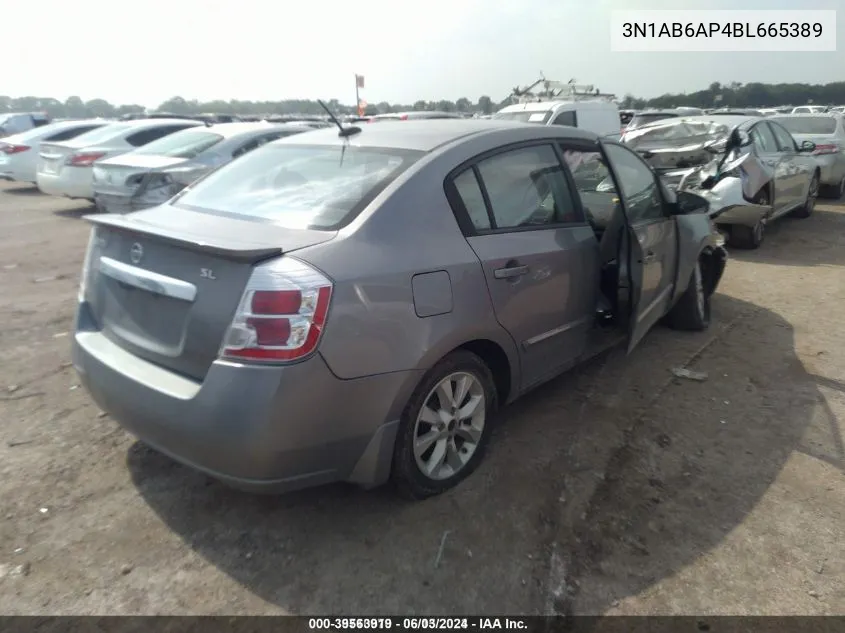 3N1AB6AP4BL665389 2011 Nissan Sentra 2.0Sl