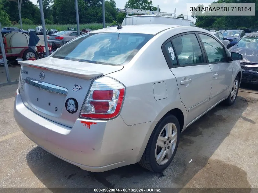 2011 Nissan Sentra 2.0S VIN: 3N1AB6AP5BL718164 Lot: 39620074