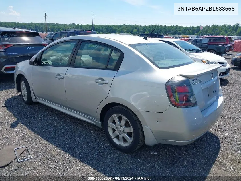 3N1AB6AP2BL633668 2011 Nissan Sentra 2.0/2.0S/Sr/2.0Sl