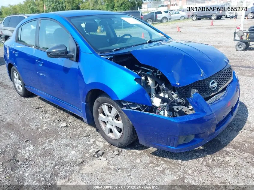 3N1AB6AP6BL665278 2011 Nissan Sentra 2.0Sr