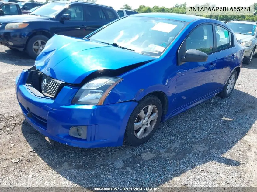 3N1AB6AP6BL665278 2011 Nissan Sentra 2.0Sr