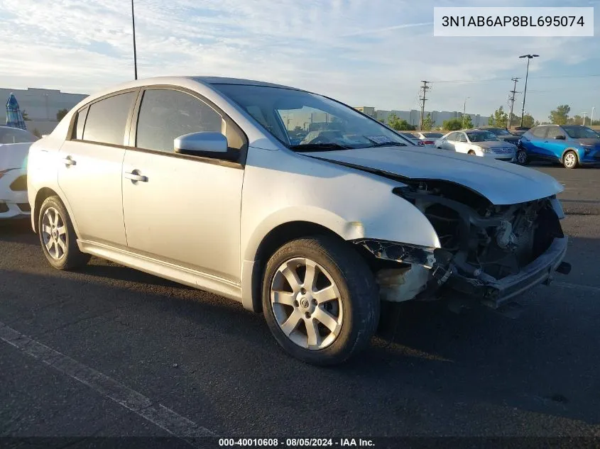 3N1AB6AP8BL695074 2011 Nissan Sentra 2.0Sr