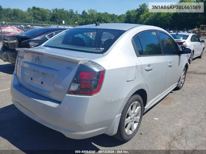 2011 Nissan Sentra 2.0Sr VIN: 3N1AB6AP3BL661589 Lot: 40064048