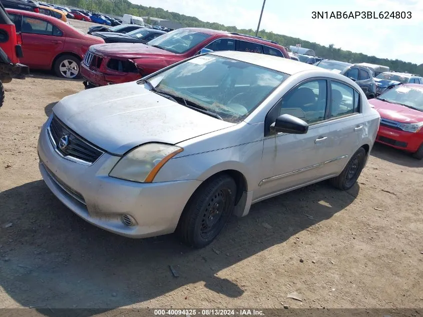 3N1AB6AP3BL624803 2011 Nissan Sentra 2.0S