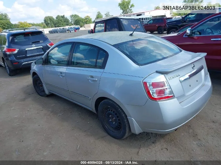 3N1AB6AP3BL624803 2011 Nissan Sentra 2.0S