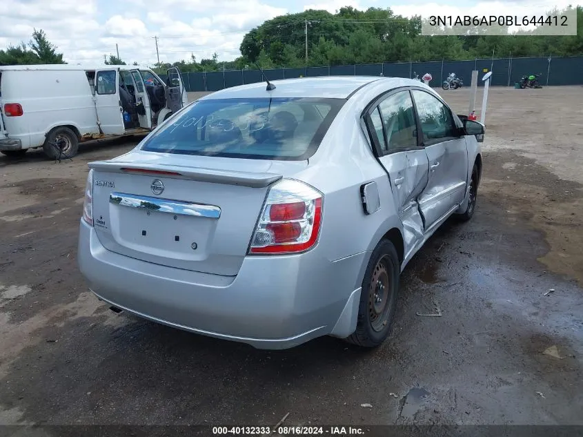 3N1AB6AP0BL644412 2011 Nissan Sentra 2.0S