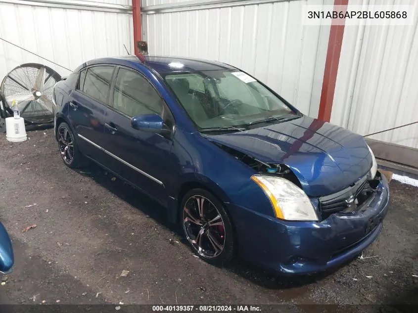 3N1AB6AP2BL605868 2011 Nissan Sentra 2.0S