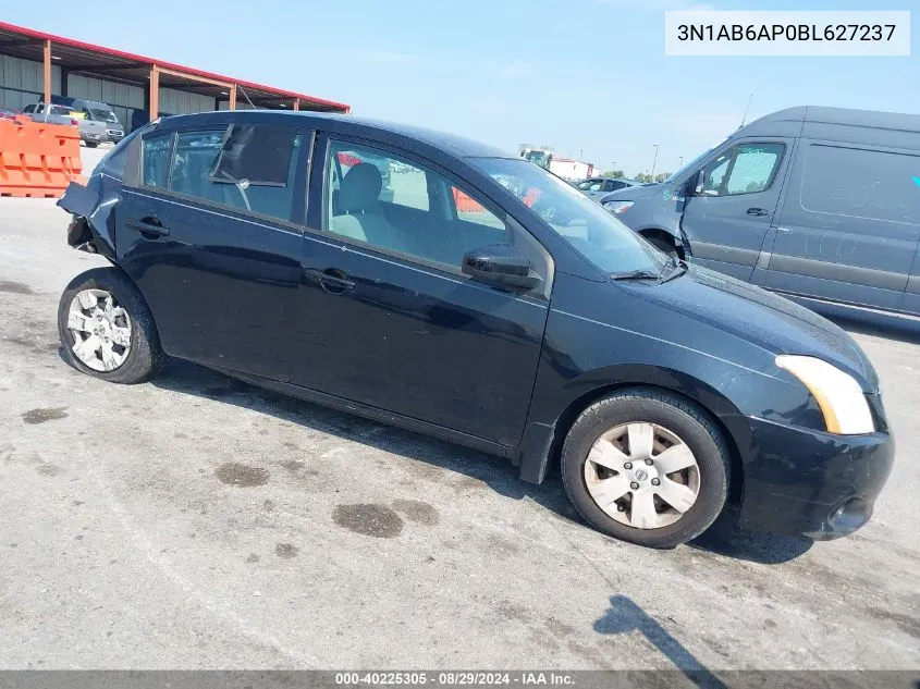 2011 Nissan Sentra 2.0 VIN: 3N1AB6AP0BL627237 Lot: 40225305