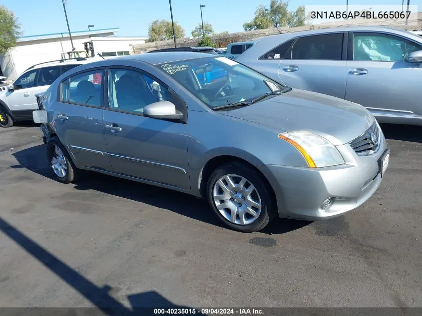 2011 Nissan Sentra 2.0S VIN: 3N1AB6AP4BL665067 Lot: 40235015