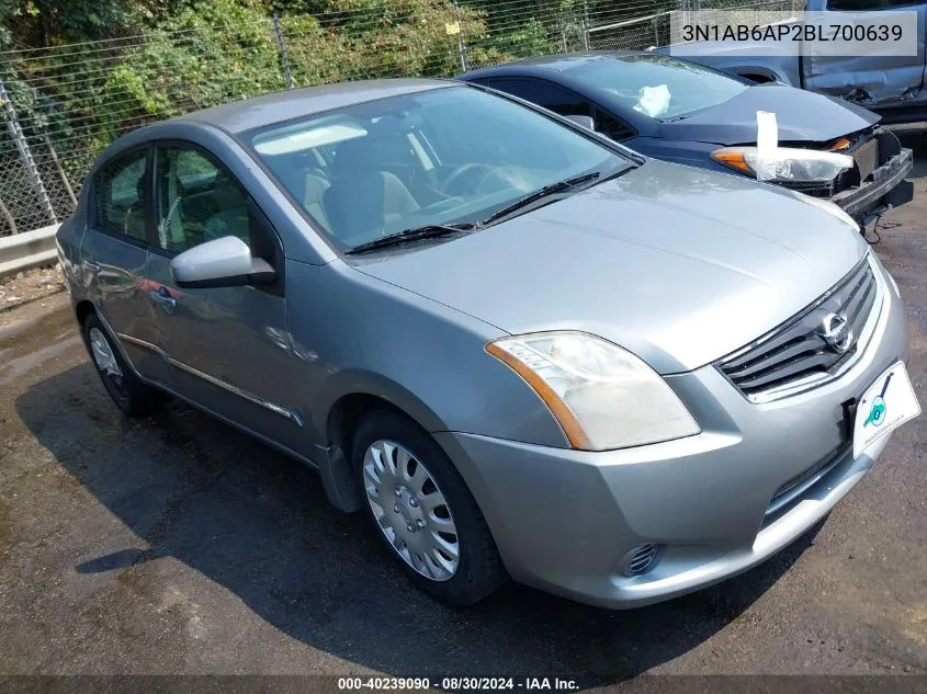 3N1AB6AP2BL700639 2011 Nissan Sentra 2.0S