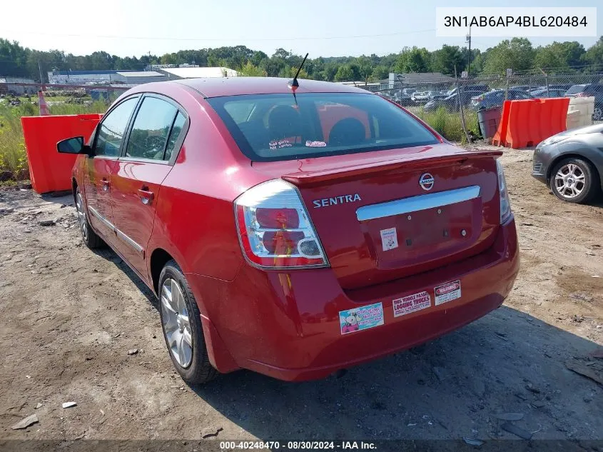 2011 Nissan Sentra 2.0S VIN: 3N1AB6AP4BL620484 Lot: 40248470