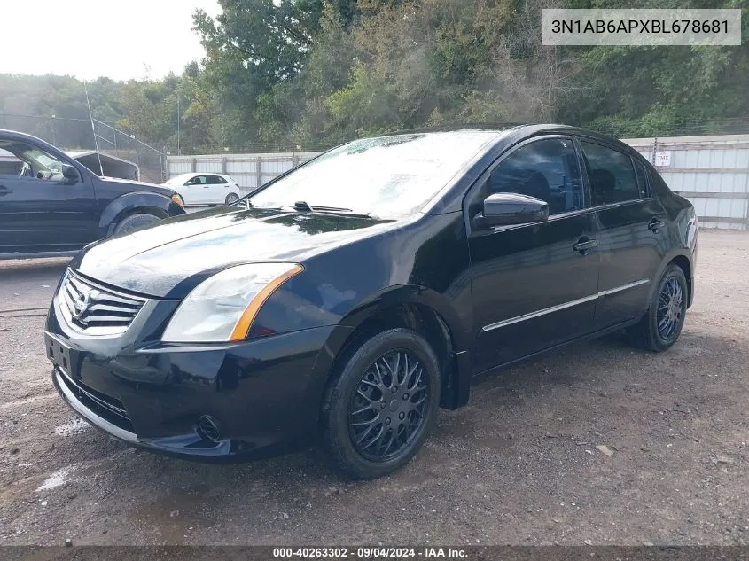 3N1AB6APXBL678681 2011 Nissan Sentra 2.0S