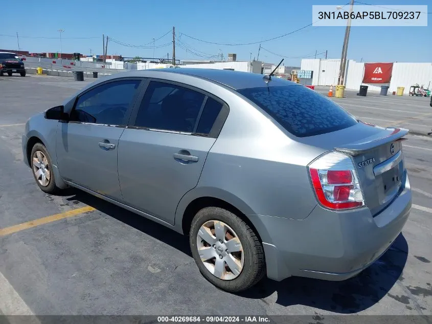 2011 Nissan Sentra 2.0 VIN: 3N1AB6AP5BL709237 Lot: 40269684