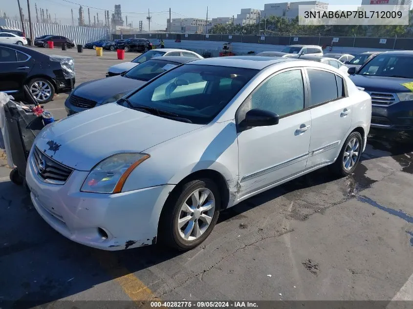 2011 Nissan Sentra 2.0Sl VIN: 3N1AB6AP7BL712009 Lot: 40282775