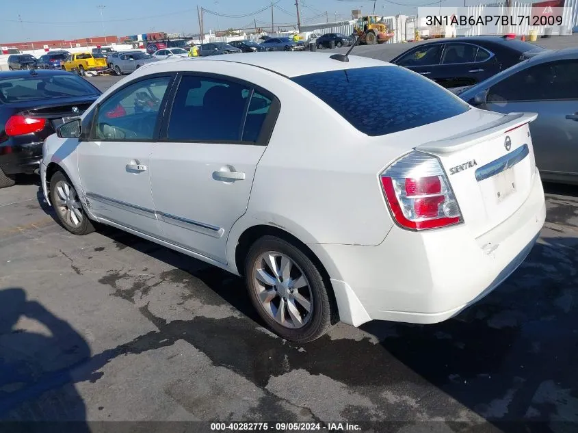 2011 Nissan Sentra 2.0Sl VIN: 3N1AB6AP7BL712009 Lot: 40282775