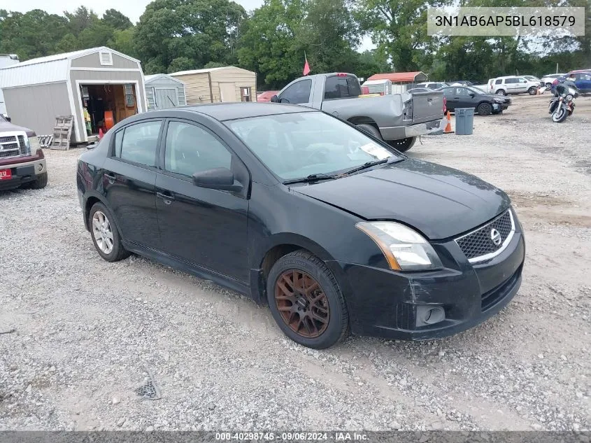 3N1AB6AP5BL618579 2011 Nissan Sentra 2.0Sr