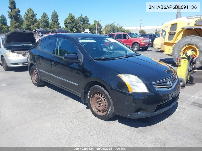 3N1AB6AP6BL691136 2011 Nissan Sentra 2.0S