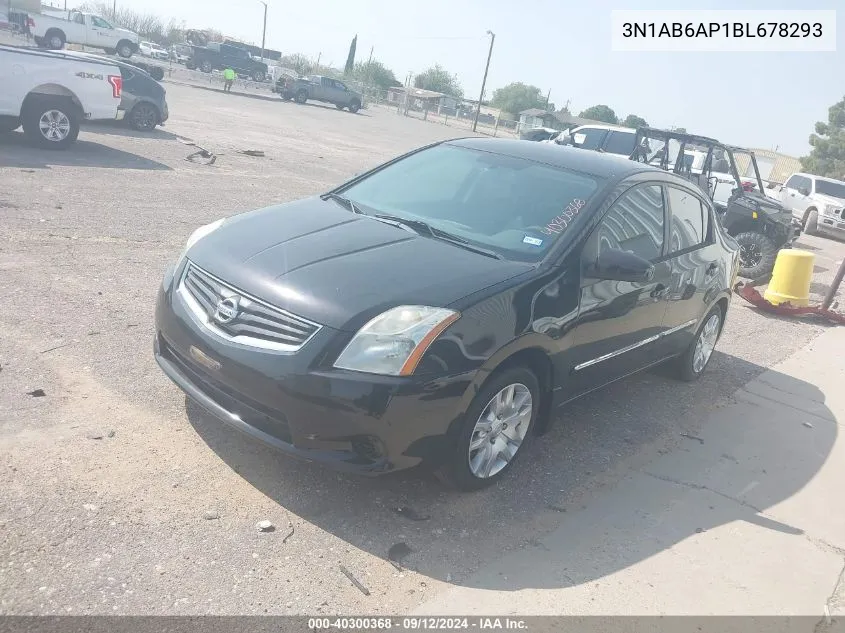 3N1AB6AP1BL678293 2011 Nissan Sentra 2.0S