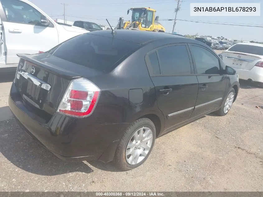 2011 Nissan Sentra 2.0S VIN: 3N1AB6AP1BL678293 Lot: 40300368